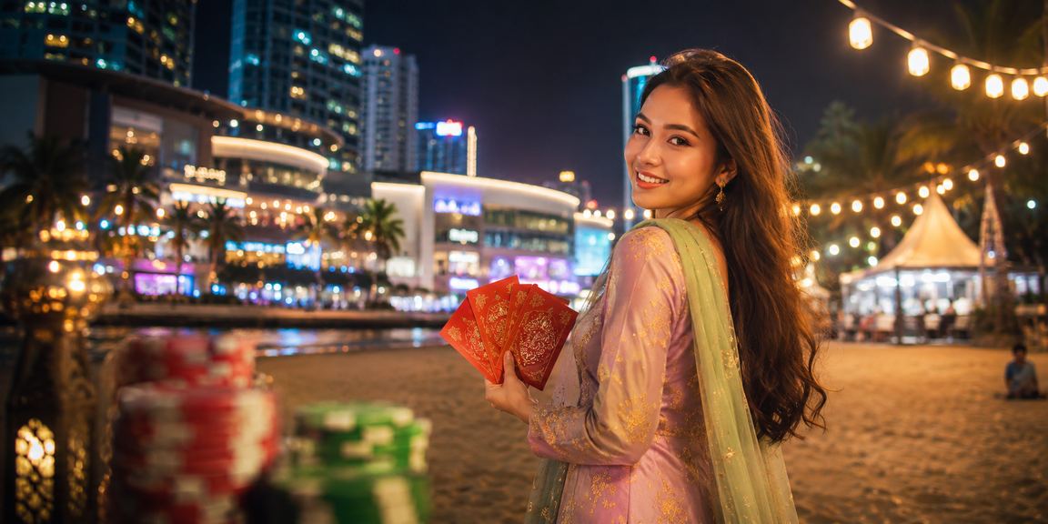 Suasana perayaan Hari Raya di Johor Bahru sambil menikmati bonus dan mengikuti odds perlawanan